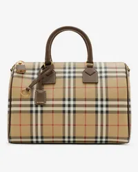 Burberry Mittelgroße Bowlingtasche in Check Military