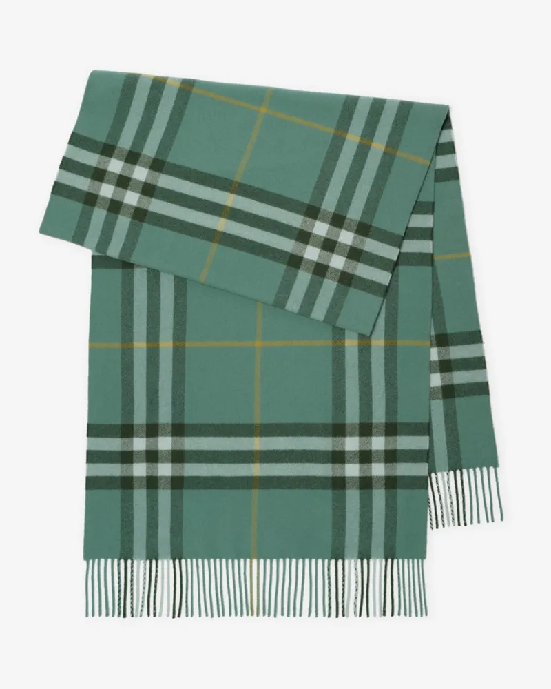 Burberry Breiterer Kaschmirschal in Check Bay