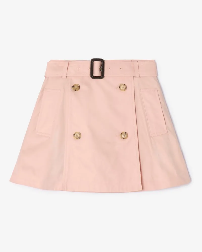 Burberry Baumwoll-Trenchrock , Size Vintage-rosa
