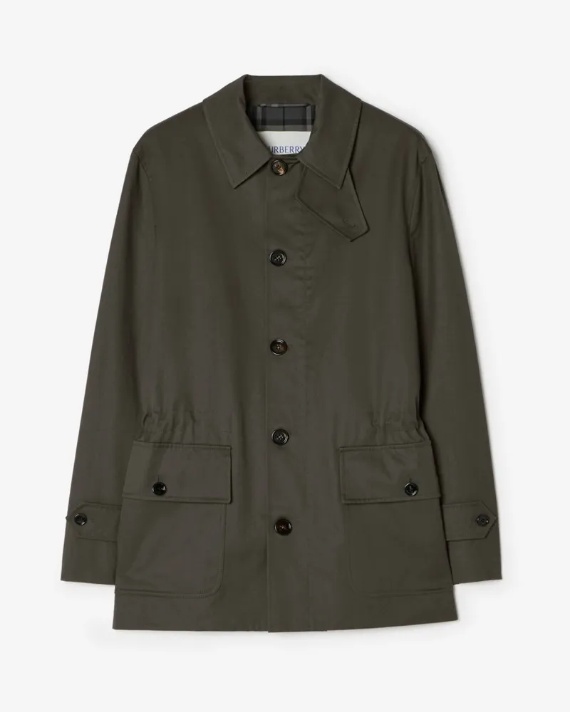 Burberry Jacke „Scafell“ aus Gabardine , Size Grey
