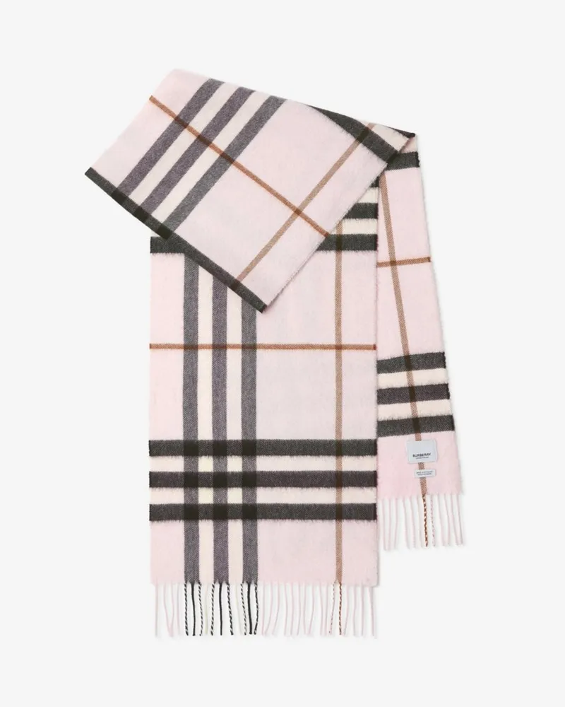 Burberry Kaschmirschal in Check Helles