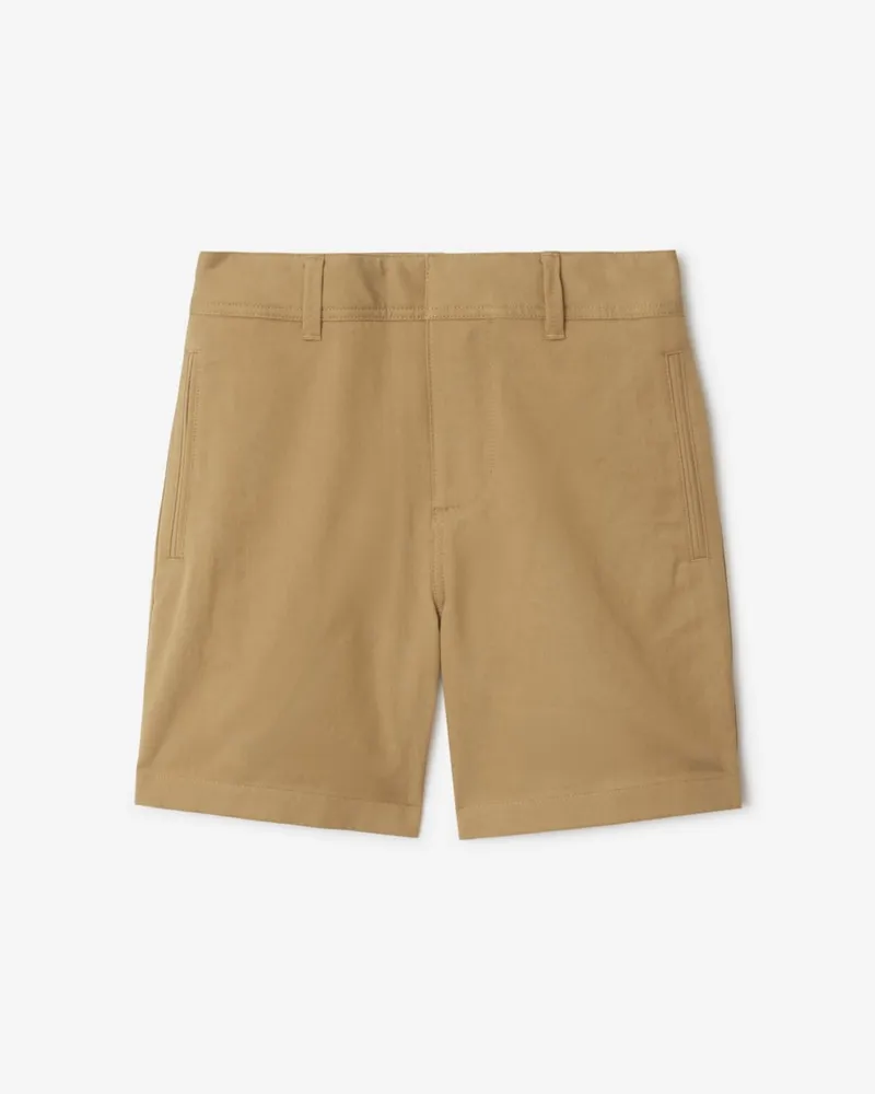 Burberry Baumwollmisch-Shorts Sand