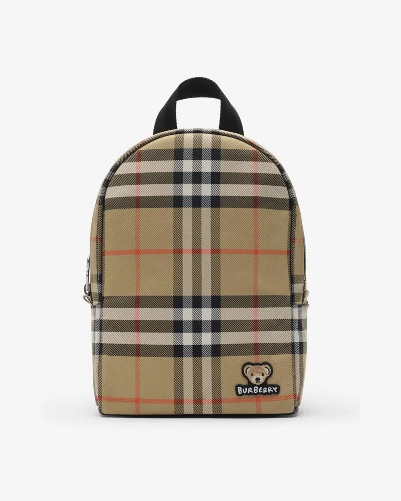 Burberry Rucksack in Check Sand-beige