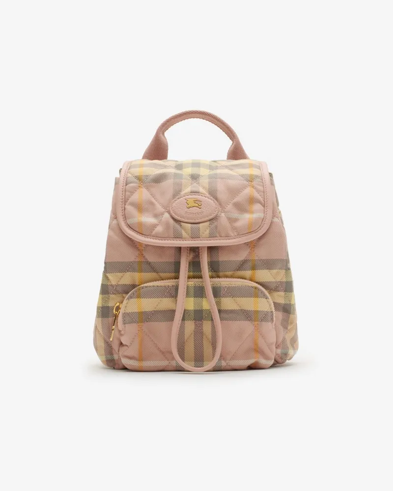 Burberry Rucksack „Horseshoe“ im Kleinformat Teacup-rosa