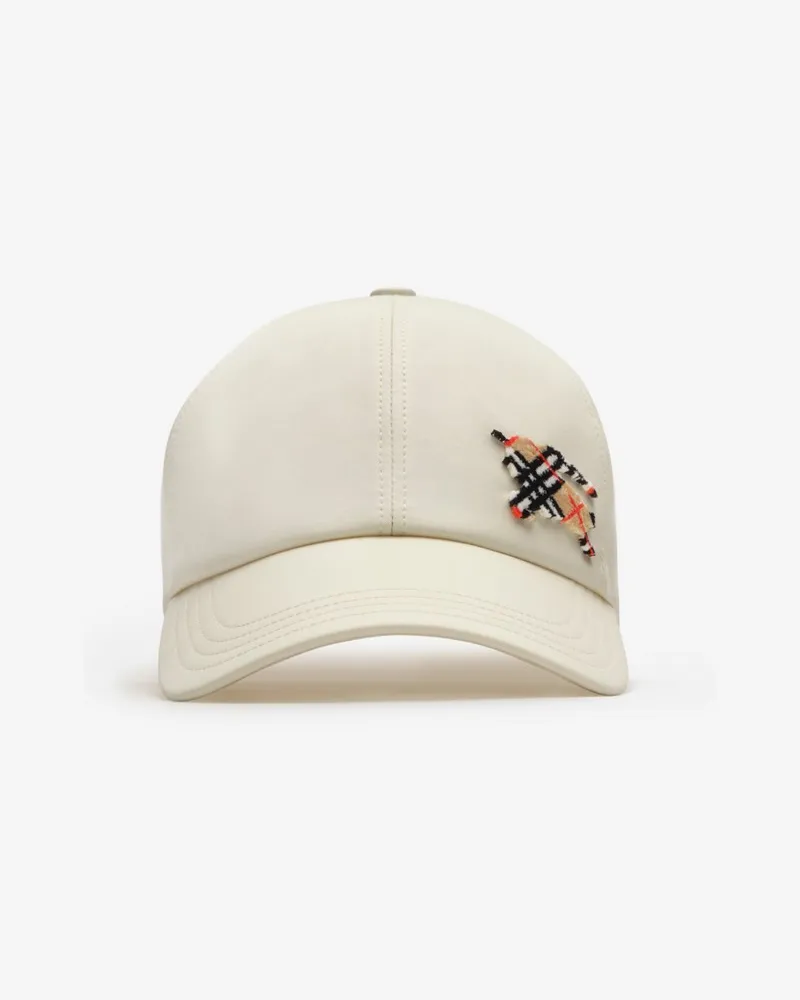 Burberry Basecap aus Tropen-Gabardine mit Knight Tundra