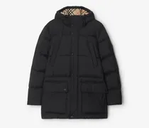Wattierte Jacke mit Kapuze