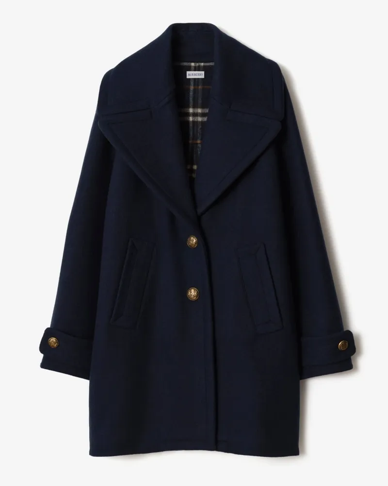 Burberry Wollmantel , Size Pilot-blau