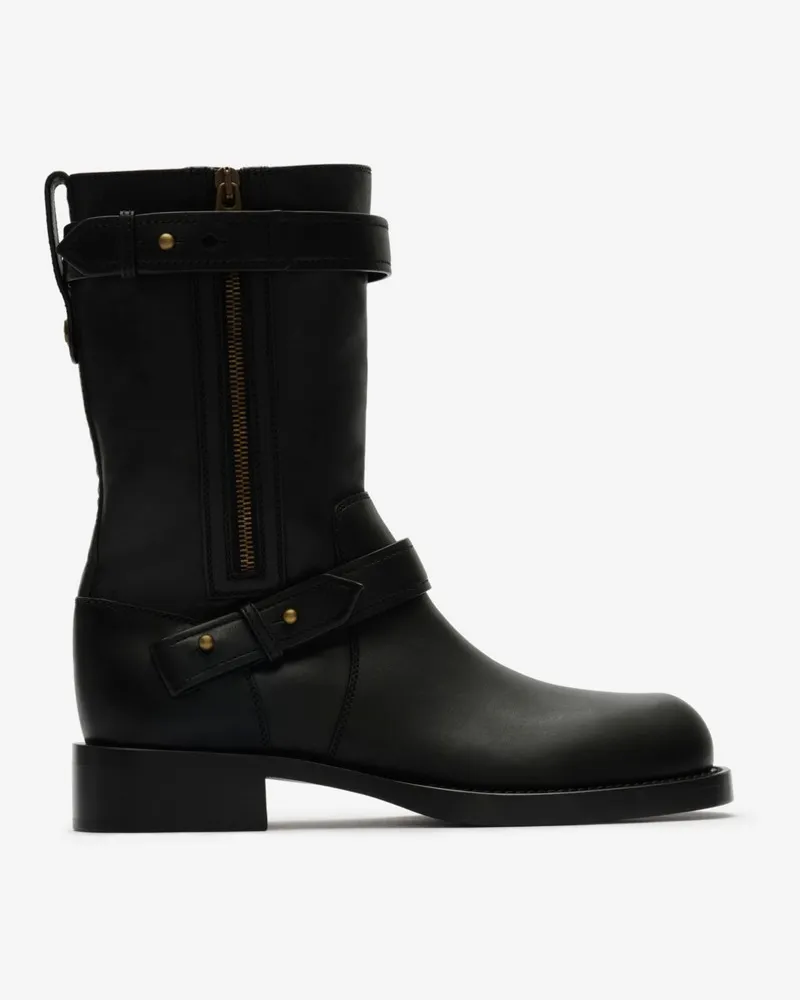 Burberry Bikerstiefel „Kent“ aus Leder , Size Black