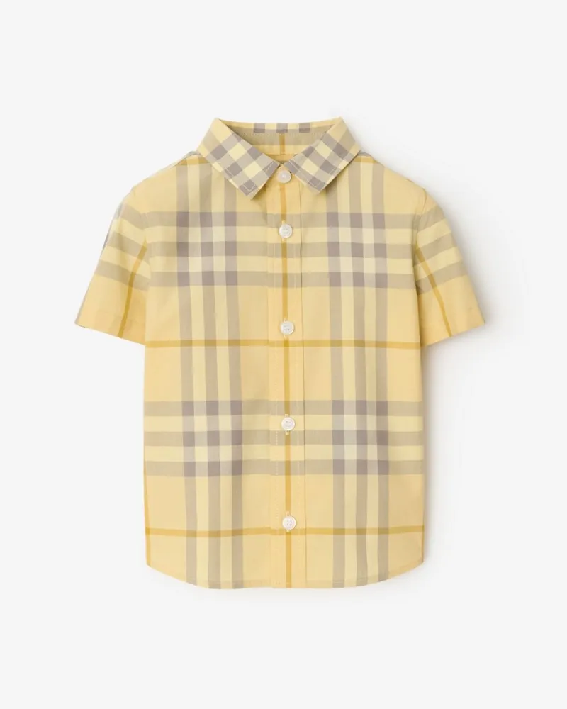 Burberry Baumwollhemd in Check Drum