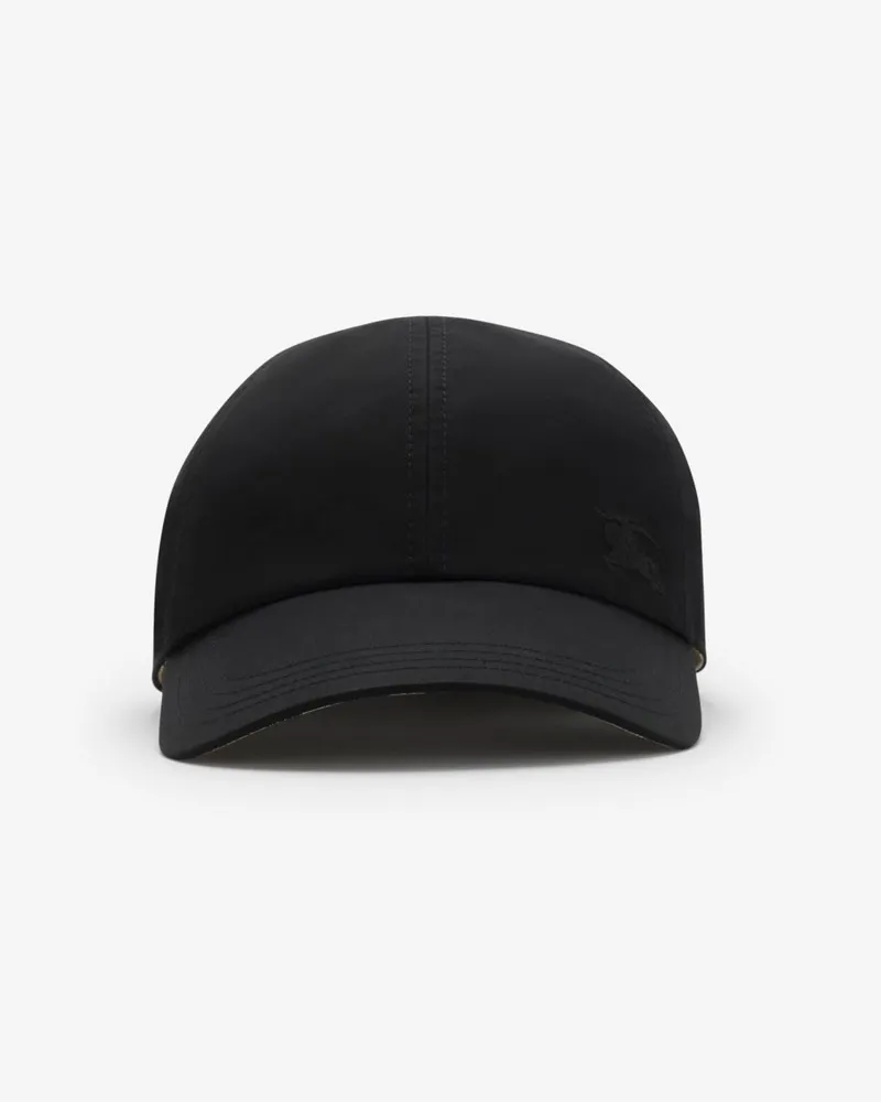 Burberry Basecap aus Gabardine Schwarz