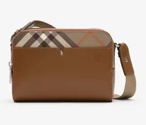 Crossbody-Tasche mit Check-Akzent