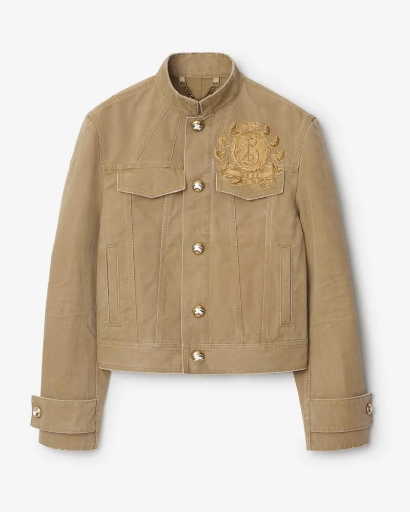 Burberry Baumwolljacke mit B-Emblem Walrus