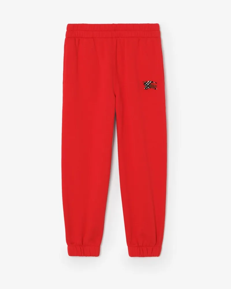 Burberry Baumwoll-Trainingshose mit Knight in Check , Size Pillar