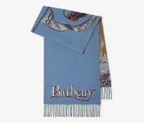 Kaschmirschal mit Ritterporträt