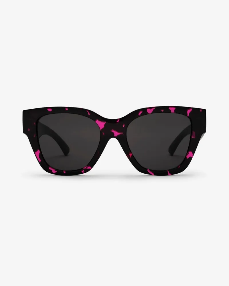 Burberry Heritage-Sonnenbrille mit eckiger Fassung Pink-havanna