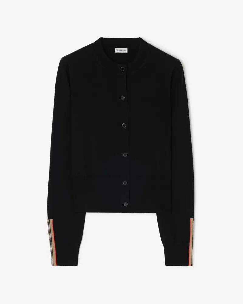 Burberry Wollcardigan , Size Schwarz