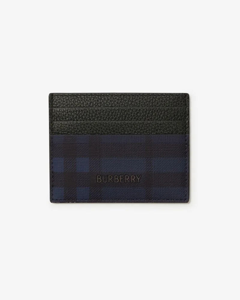 Burberry Kartenetui „City“ in Check Marineblau