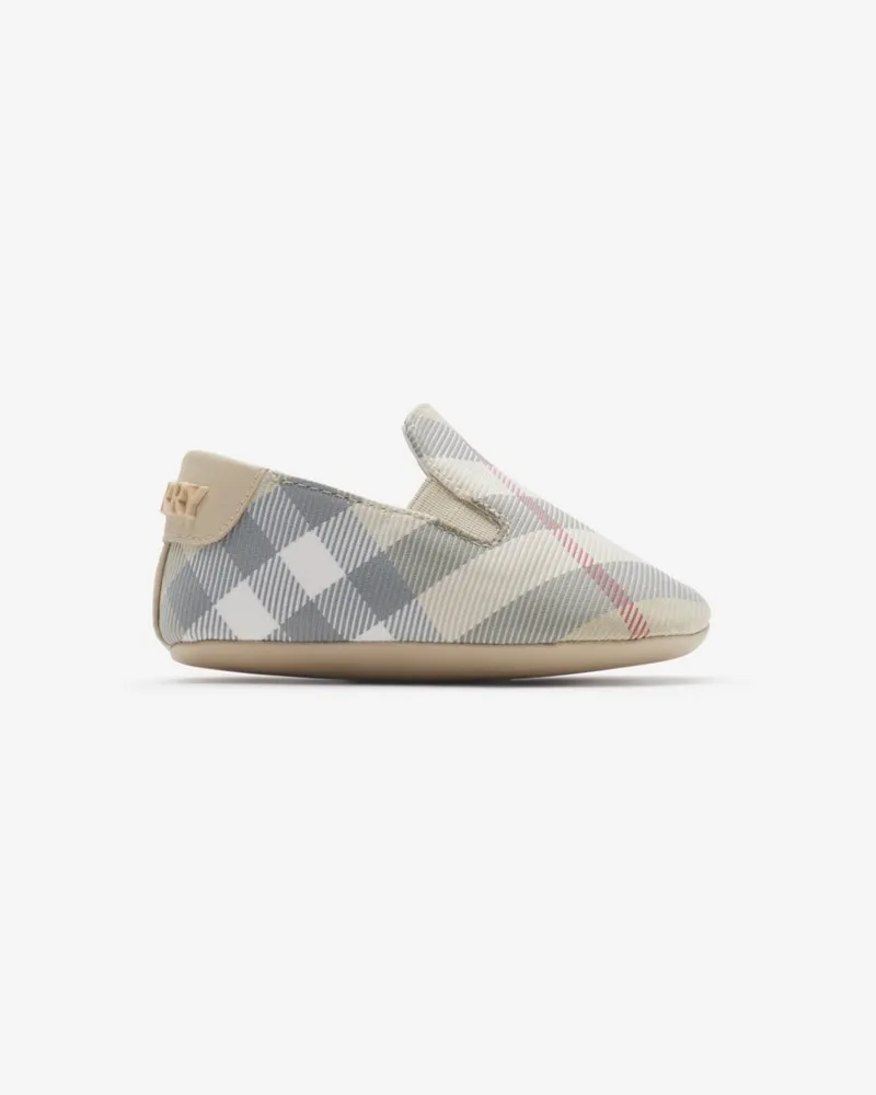 Burberry Nylonmisch-Füßlinge in Check Helles