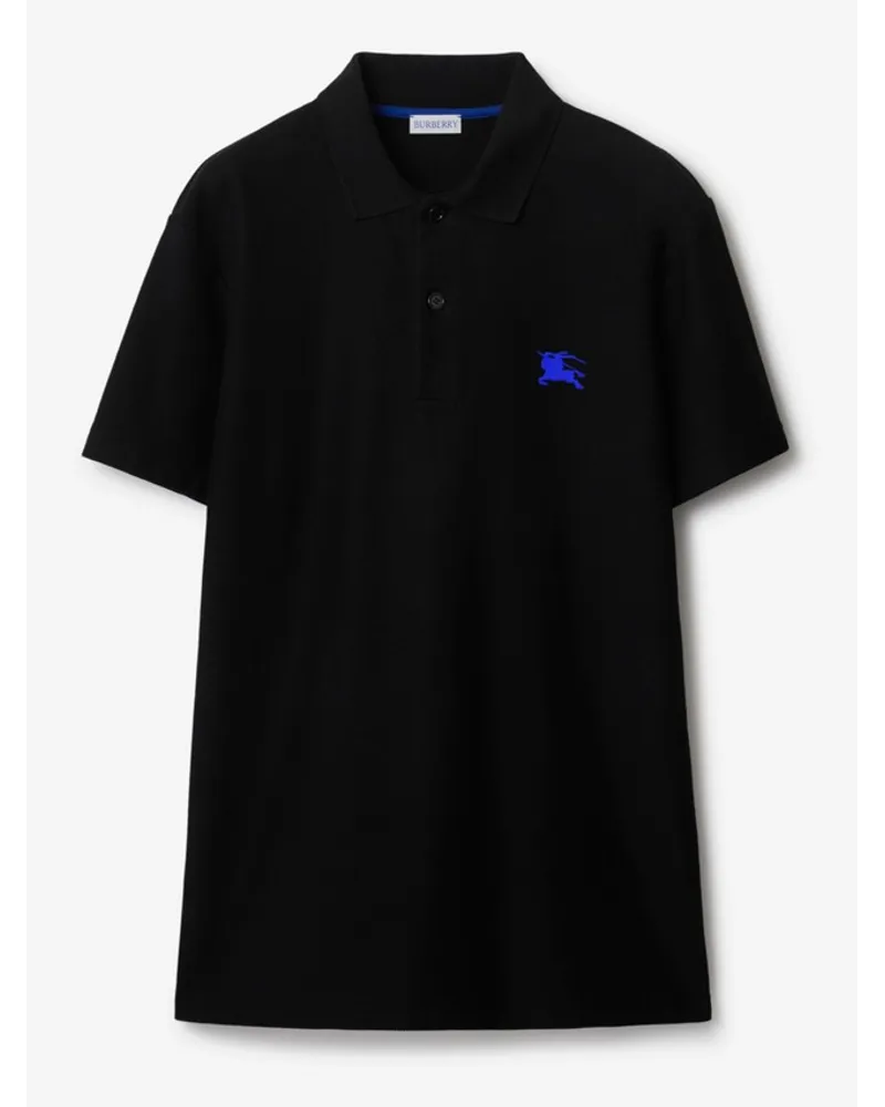 Burberry Baumwoll-Poloshirt Schwarz