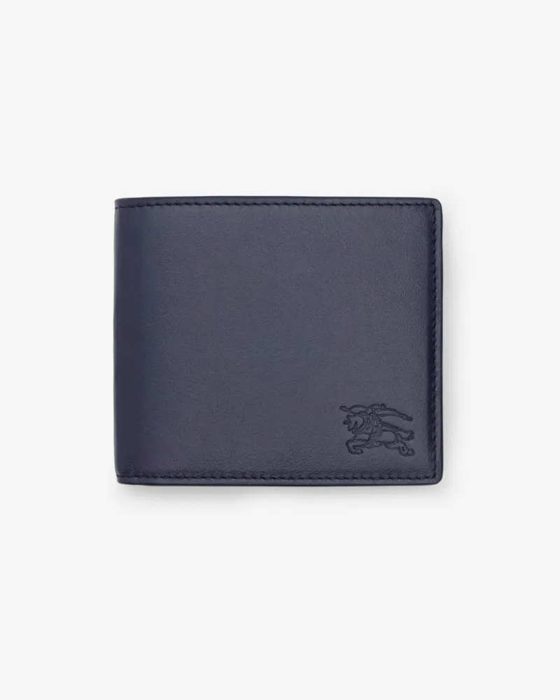 Burberry Faltbrieftasche mit Check-Akzent Midnight-blau