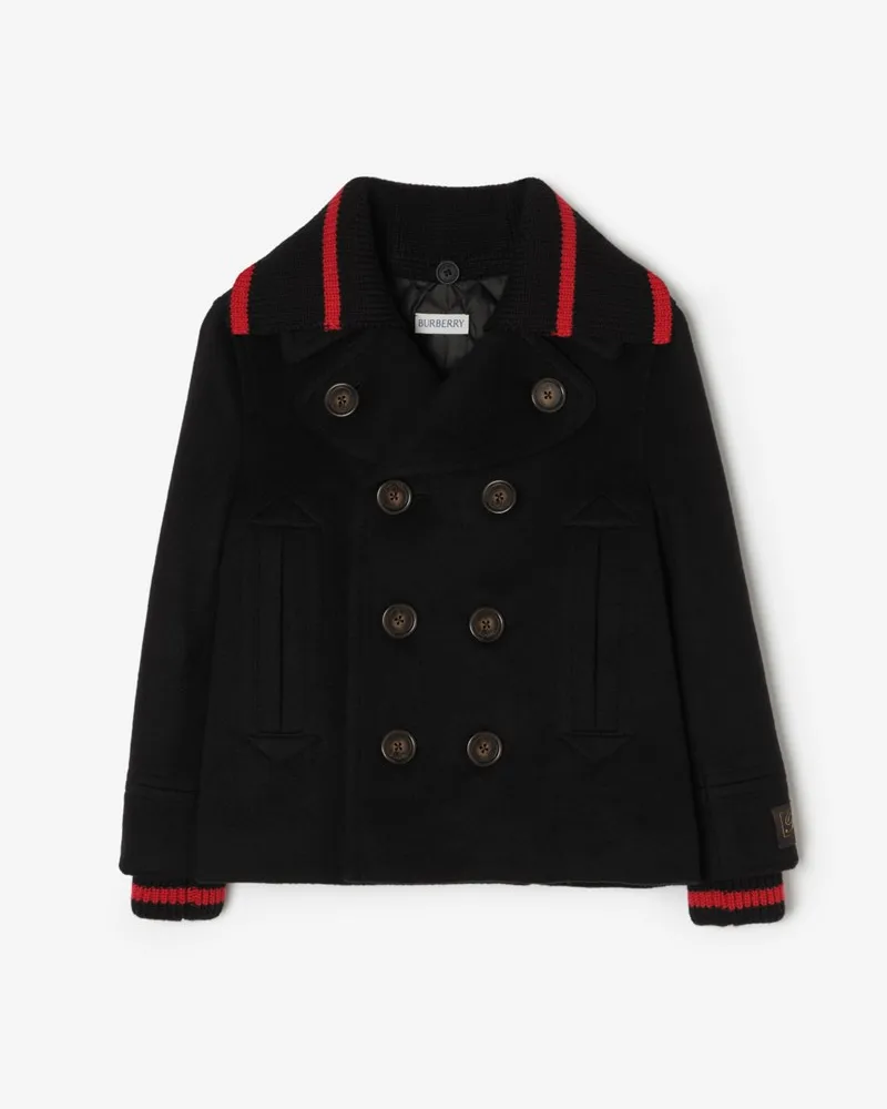 Burberry Wollmisch-Peacoat , Size Schwarz
