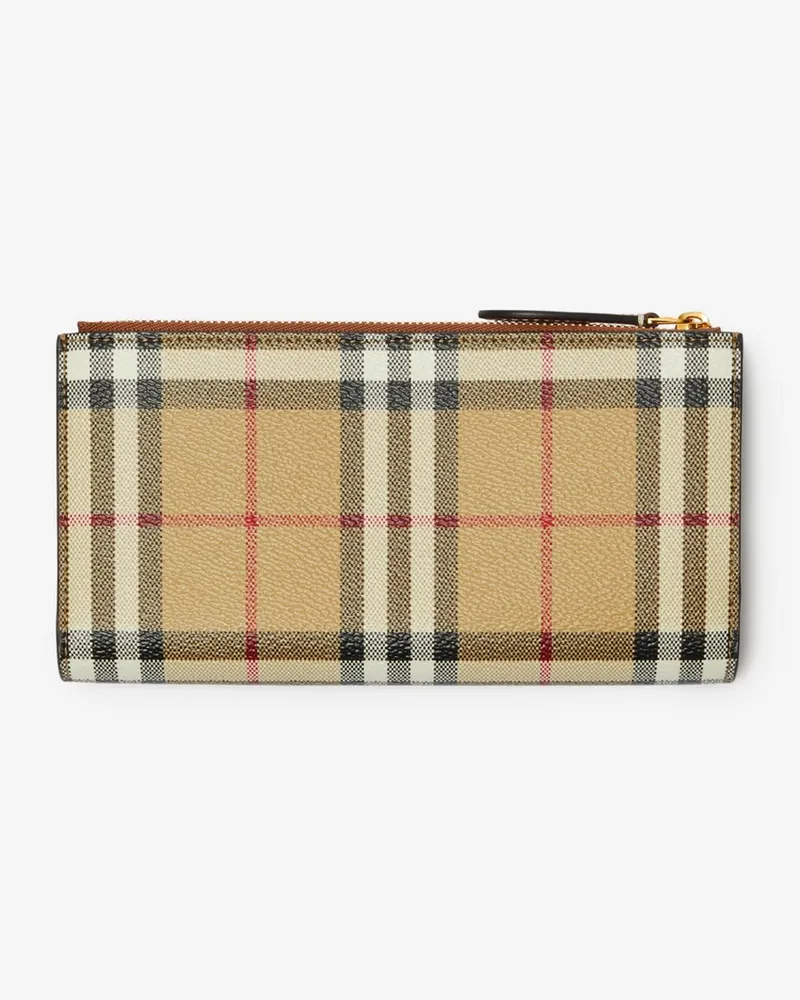 Burberry Große Faltbrieftasche in Check Vntg