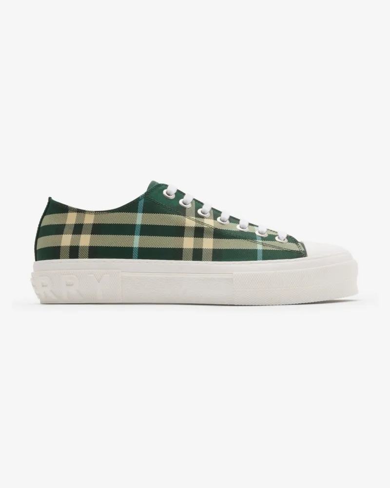 Burberry Nylonmisch-Sneaker in Check Leaf