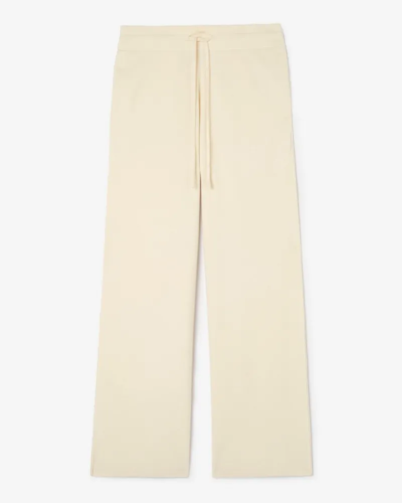 Burberry Kaschmir-Seidenmisch-Trainingshose , Size Ceramic