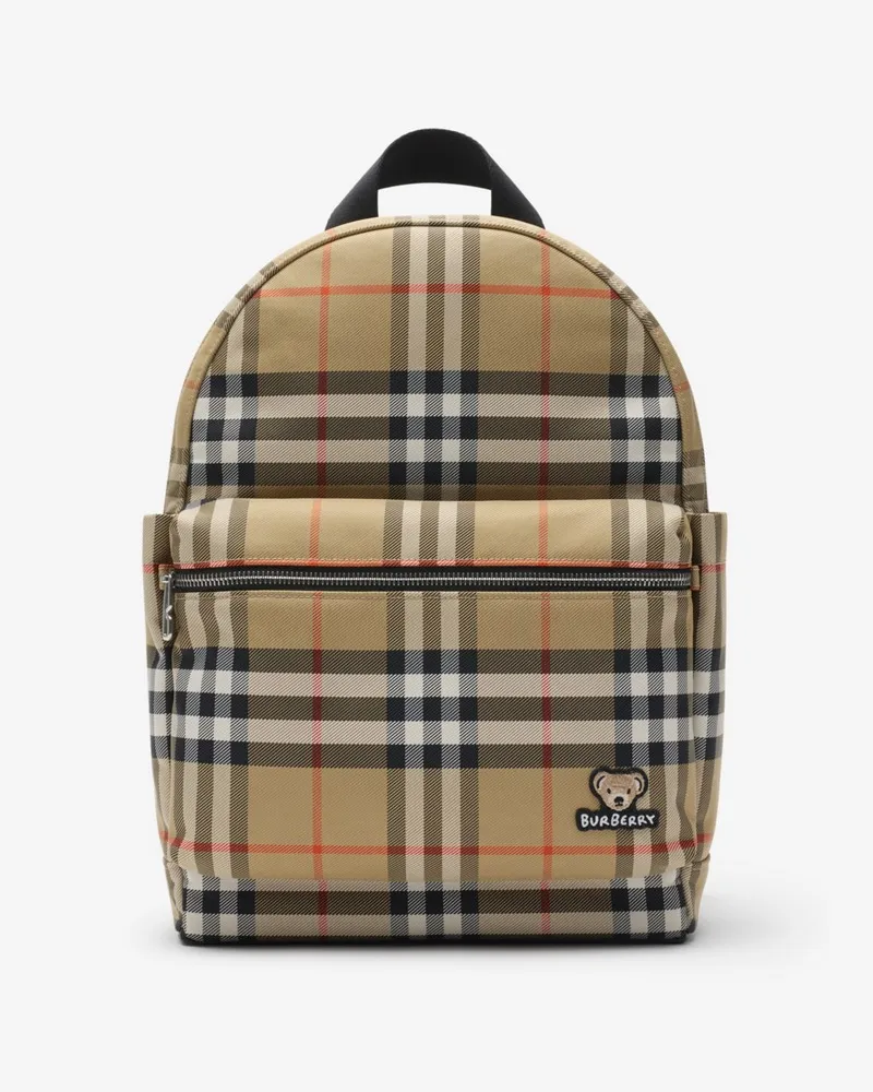 Burberry Rucksack in Check Sand-beige