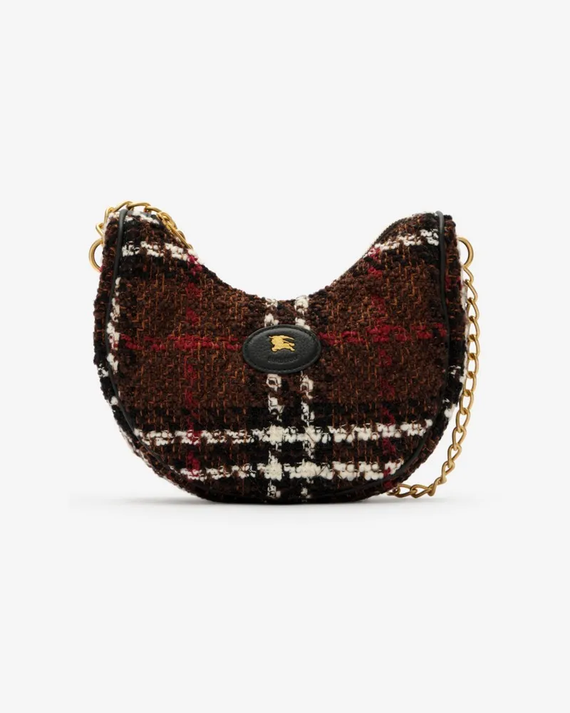 Burberry Tasche „Horseshoe“ mit Kette Chocolate