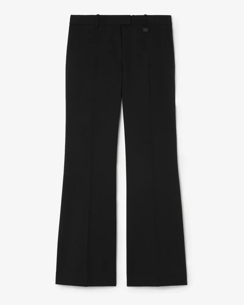 Burberry Elegante Wollmisch-Hose , Size Schwarz