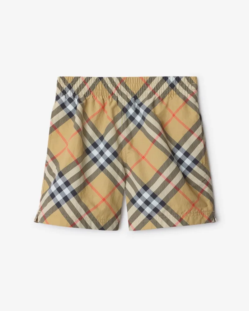Burberry Schwimmshorts in Check Sand