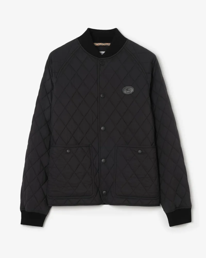 Burberry Nylon-Steppjacke , Size Schwarz