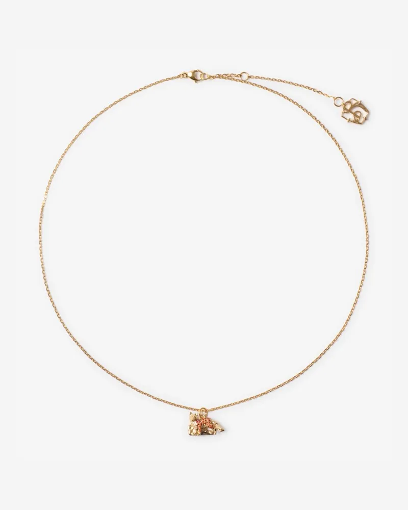 Burberry Kette „Fox Charm Gold