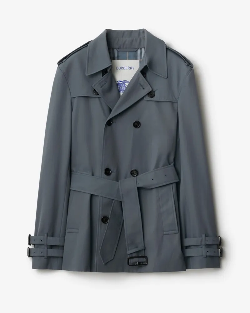 Burberry Kurzer Trenchcoat aus Gabardine Magnet
