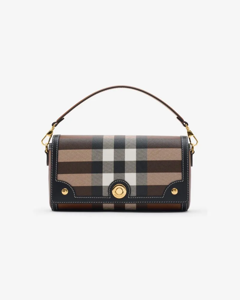 Burberry Tasche „Note“ mit Griff an der Oberseite Dunkles