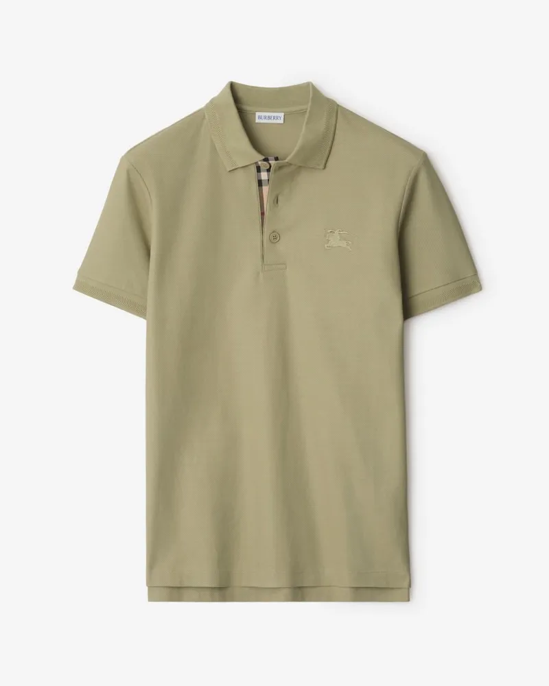Burberry Baumwoll-Poloshirt Beige