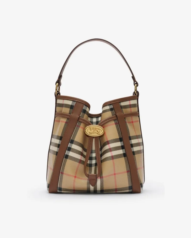 Burberry Bucket Bag in Check im Kleinformat Archive