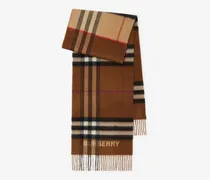 Kaschmirschal in kontrastierendem Check