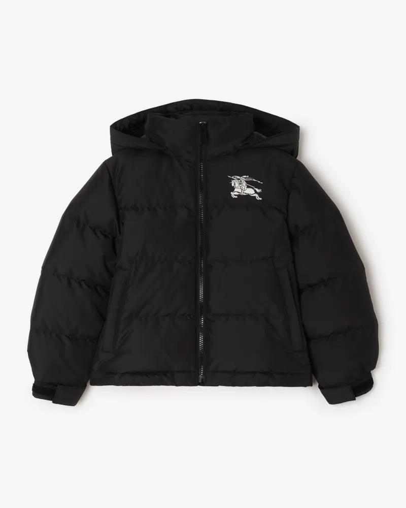 Burberry Wattierte Jacke mit Kapuze und Knight , Size Black