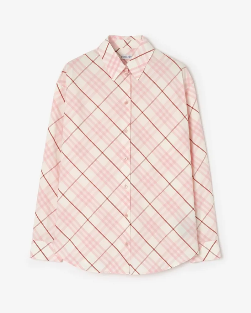 Burberry Legeres Baumwollhemd in Check , Size Flora