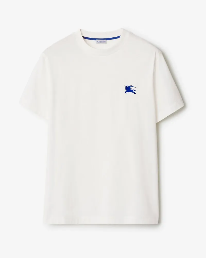 Burberry Baumwoll-T-Shirt Salt-weiß