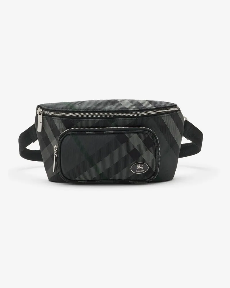 Burberry Bauchtasche „Grid Anthrazitgrau