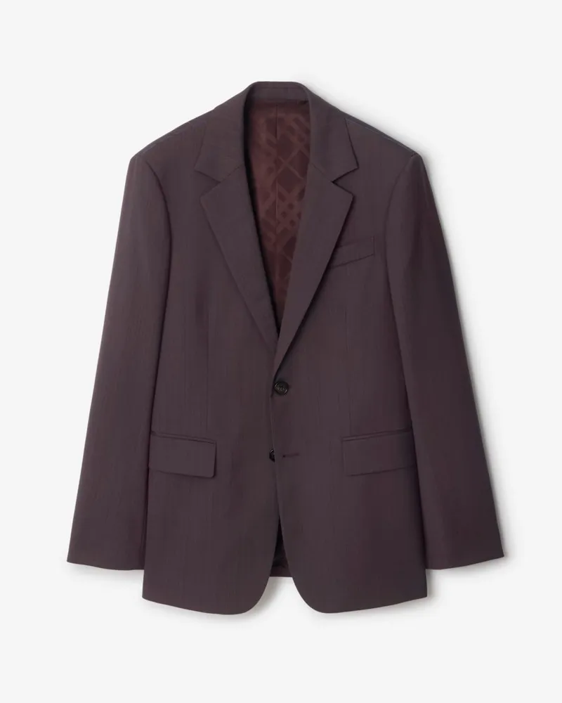 Burberry Wolljackett Meliertes