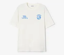 Baumwoll-T-Shirt mit Logo-Abzeichen , Size