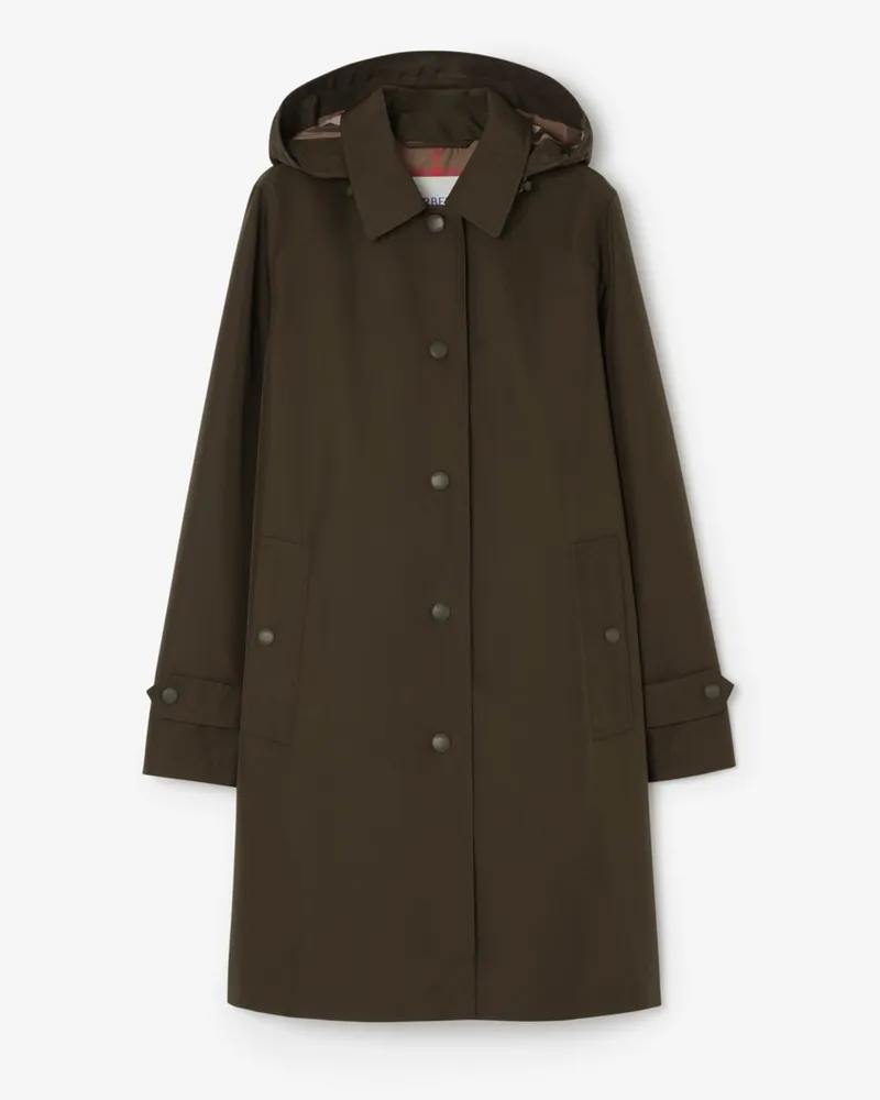 Burberry Car Coat mit Kapuze , Size Snug-braun