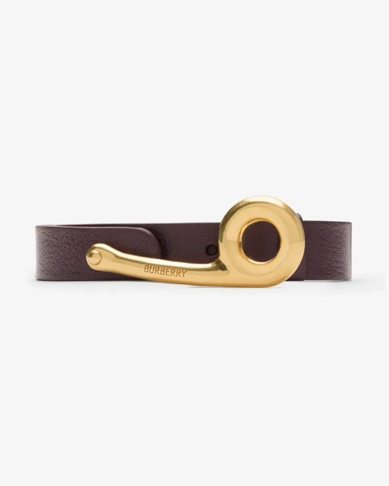 Burberry Schmaler Gürtel „Bridle“ aus Leder Rubus