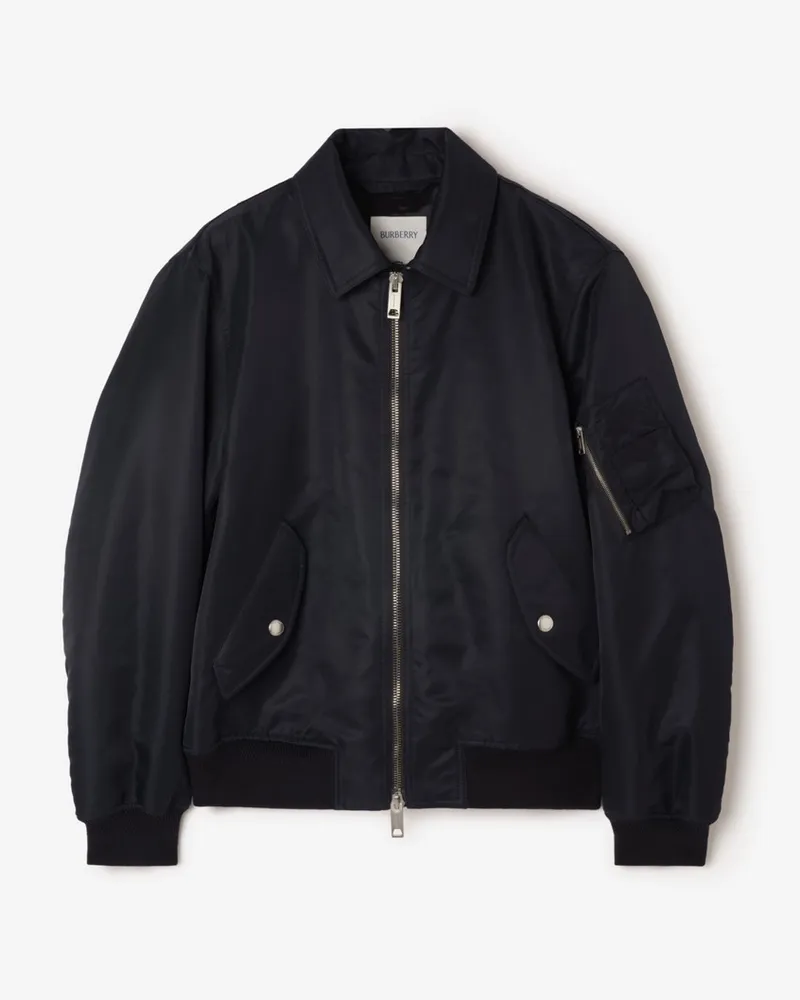 Burberry Nylon-Bomberjacke , Size Evening