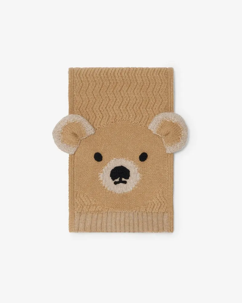 Burberry Wollschal mit Thomas Teddybär Helles
