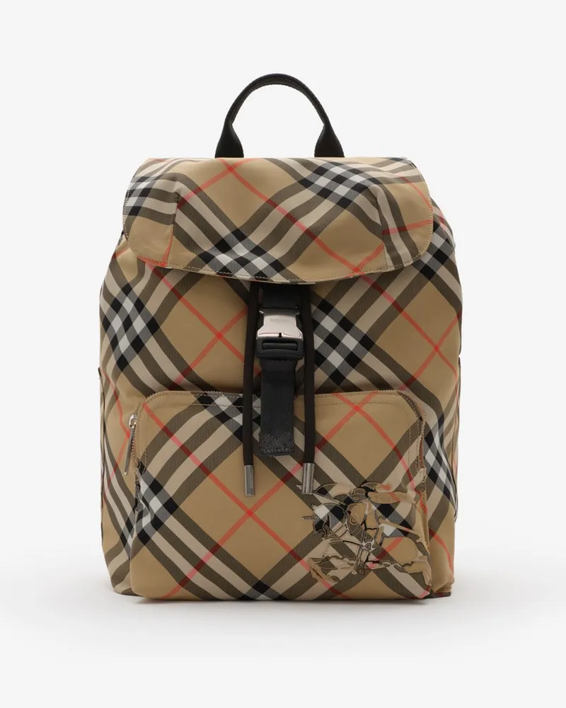 Burberry Rucksack in Check Sand-beige